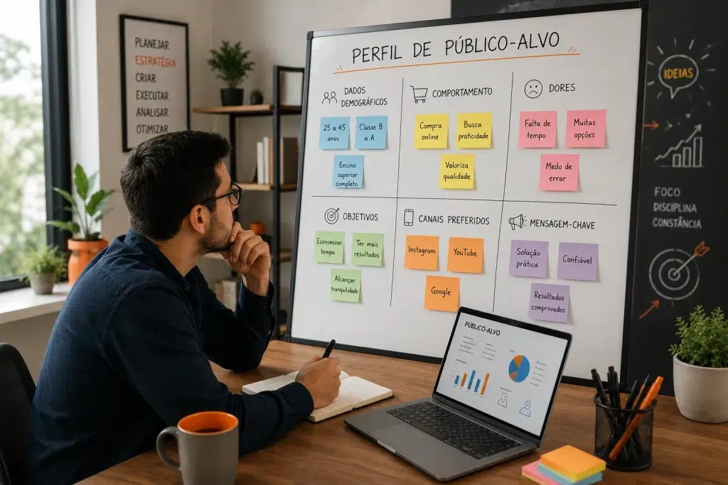 Definição do público-alvo antes de criar o site da empresa