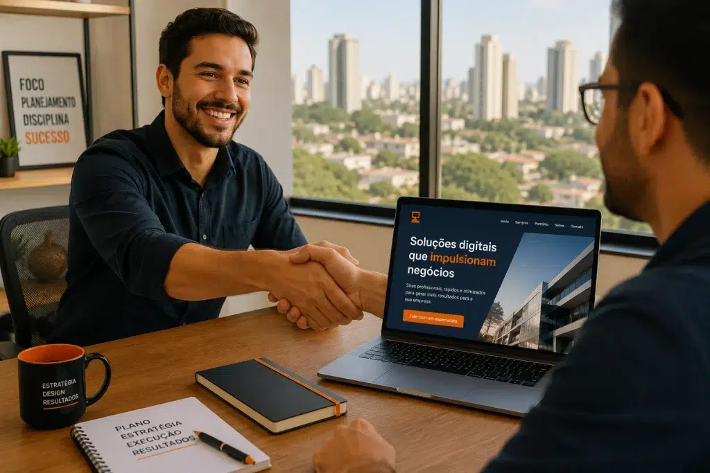 Parceria com a Agência DY na criação de um site em Cuiabá