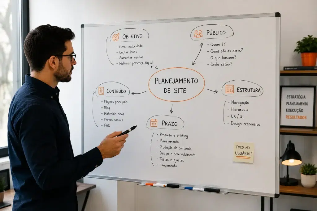 O que considerar antes de criar o site da sua empresa — planejamento estratégico