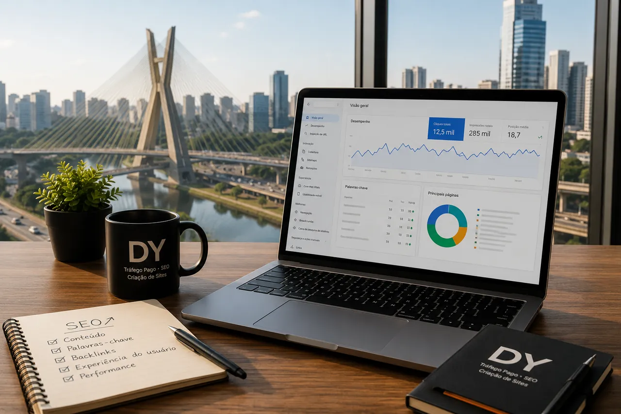 SEO em São Paulo — análise de dados e crescimento orgânico no Google