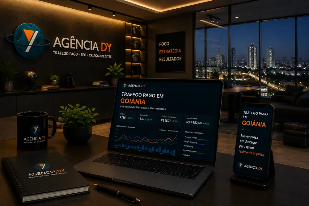 Agência DY — tráfego pago em Goiânia