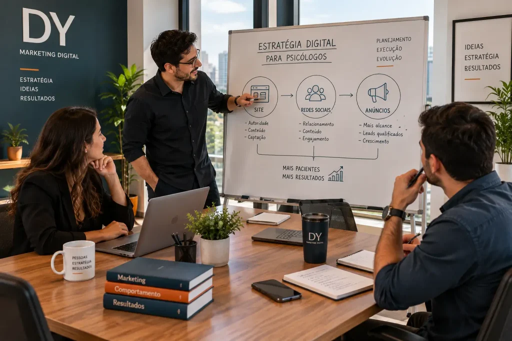 Estratégia completa de marketing para quem pesquisa quanto custa investir em marketing para psicólogos