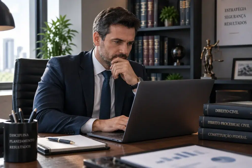 advogado planejando quanto custa investir em marketing para advogados