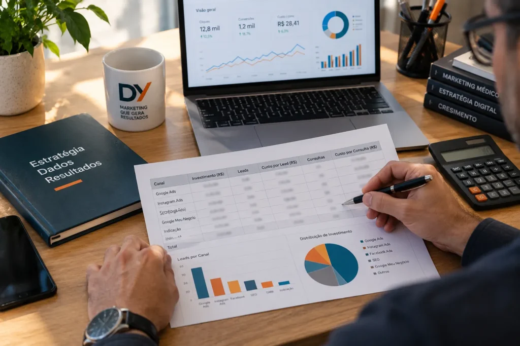 Custo de Google Ads ou Instagram para médicos comparado