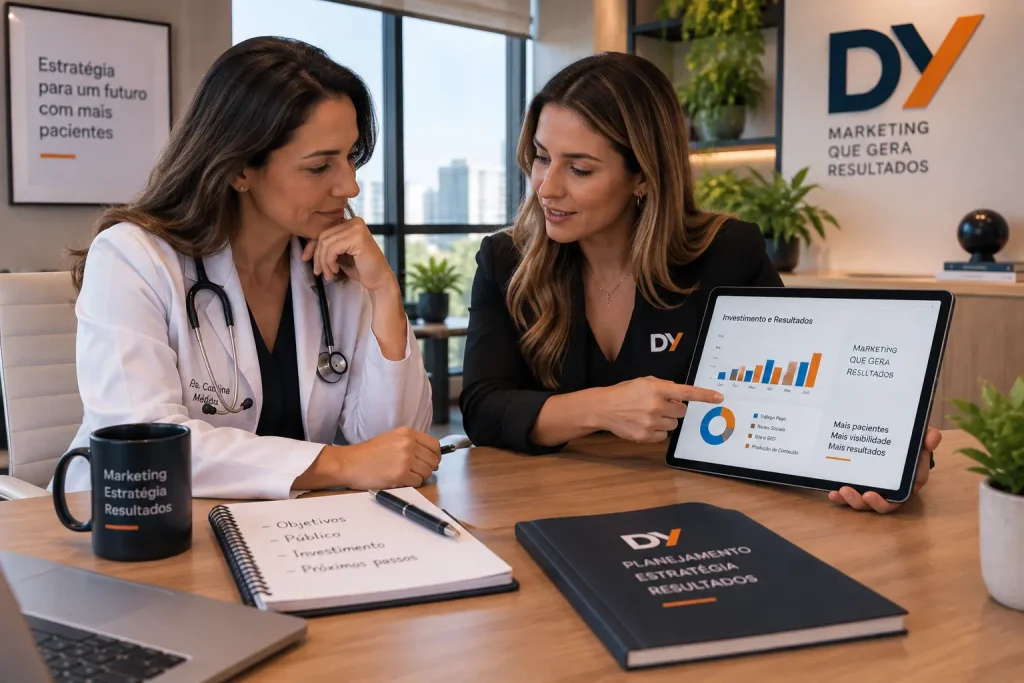 Consultoria sobre investir em marketing para médicos
