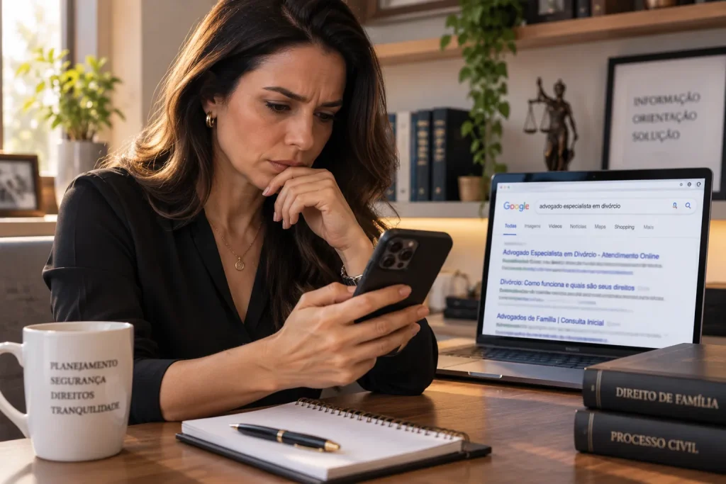 busca ativa que mostra a força do Google Ads ou Instagram para advogados