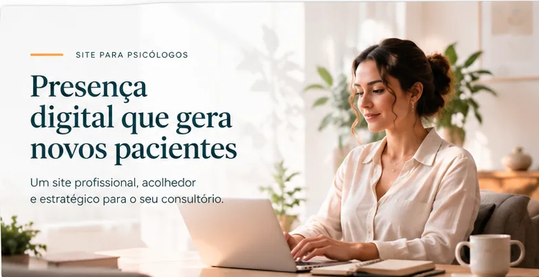 Psicóloga Clínica - exemplo de site para psicólogos