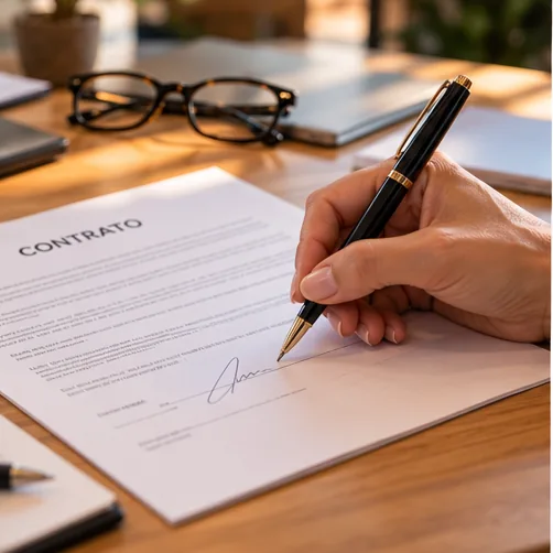 assinatura contrato servicos marketing