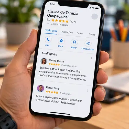 avaliacoes google clinica terapia ocupacional