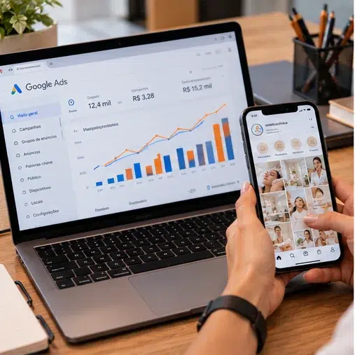 Google Ads ou Instagram para Biomédicos Esteticistas?