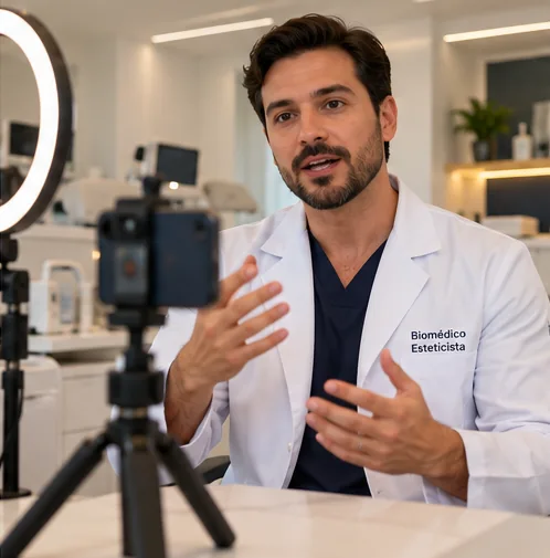 criação de conteúdo no marketing para biomédicos esteticistas