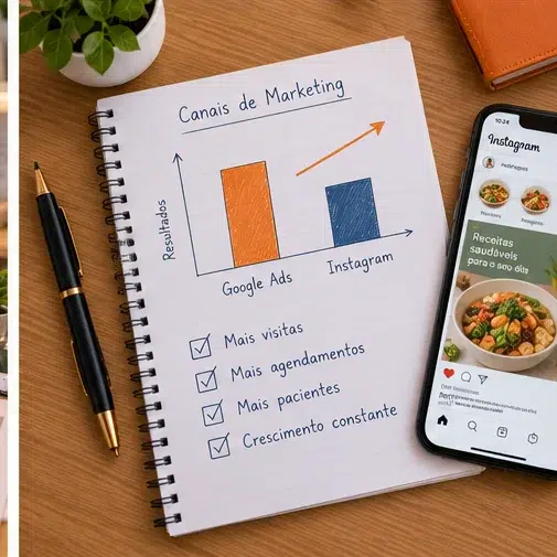 comparativo canais marketing nutricao