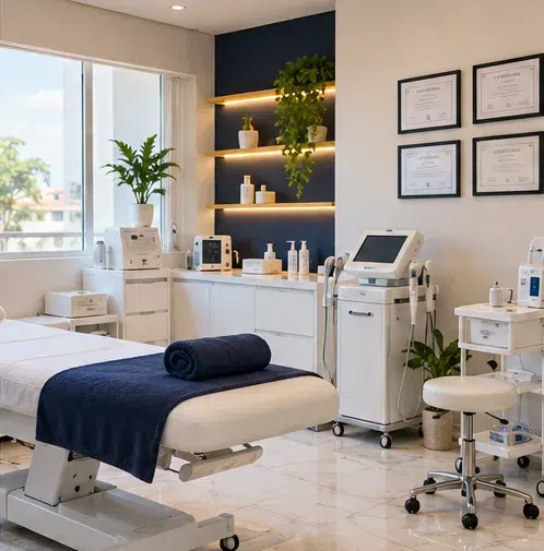 consultório organizado para marketing para biomédicos esteticistas