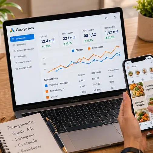 google ads instagram nutricao