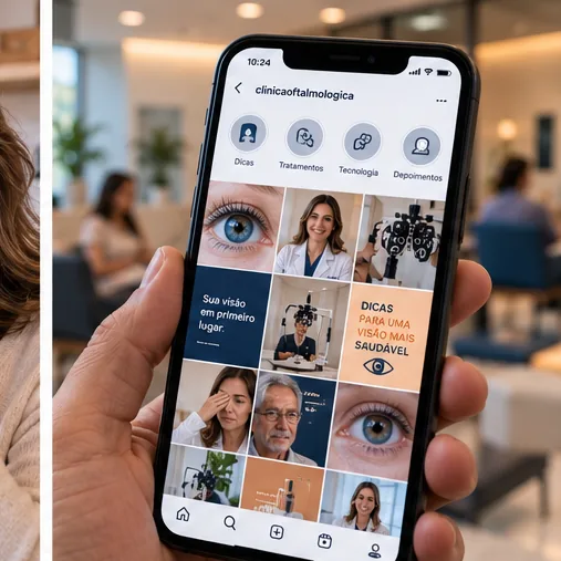 instagram conteudo saude ocular