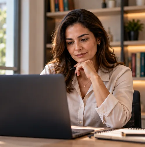 Pessoa pesquisando psiquiatra ao comparar Google Ads ou Instagram para psiquiatras