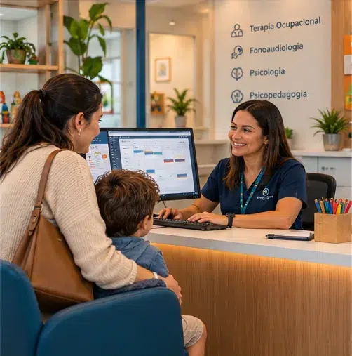 recepcao clinica terapia infantil