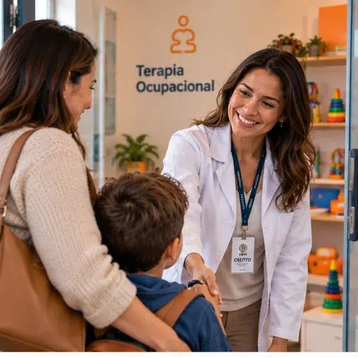 terapeuta ocupacional recepcao familia