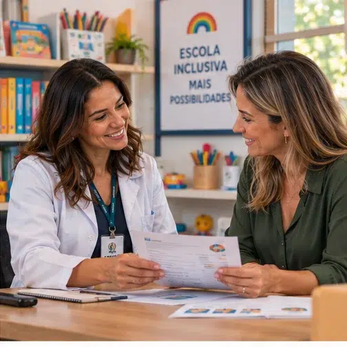 terapeuta parceria escola inclusiva