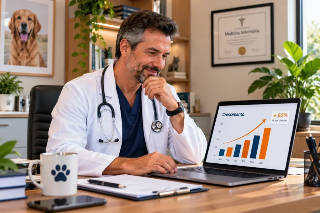 acompanhamento de resultado em marketing para veterinários
